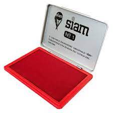 Cuscinetto per timbri 8x12 inchiostro rosso Foto prodotto